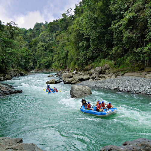 Ride the rapids on the Pacuare River